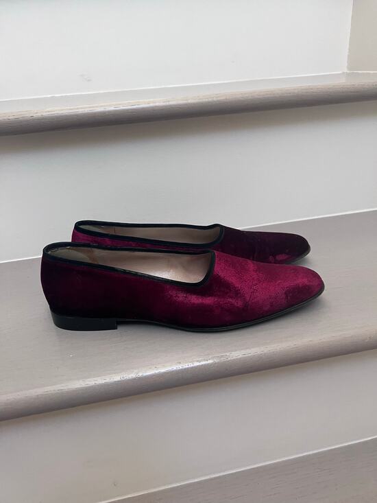 Ferragamo Shoes - Ferragamo Velvet Smoking Slippers